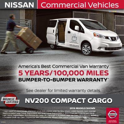 Nissan Warranty: NV200 Compact Cargo