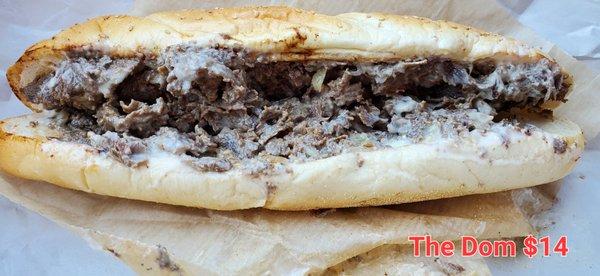 the Dom cheese steak