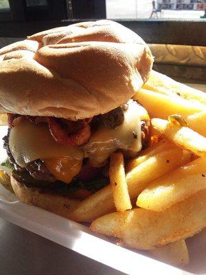 Burger & fries (pic courtesy of BGS)