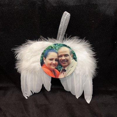 Personalized Angel Ornaments. To keep the memory of your loved ones alive.