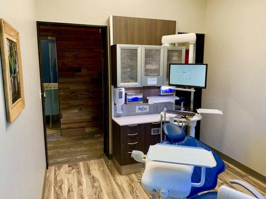 A patient room, enjoy netflix, headphones or pandora and hang out while having treatment completed!