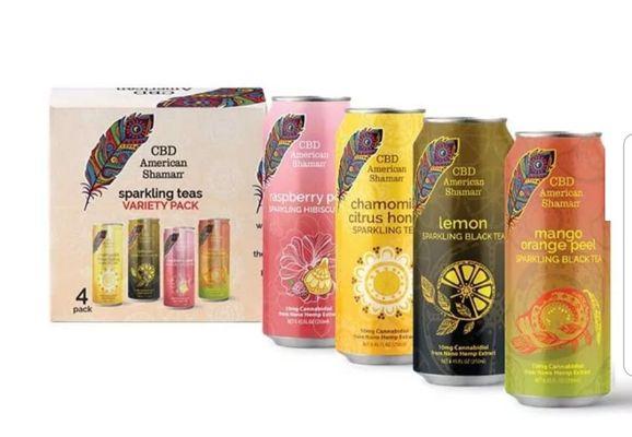 Packed full of flavor, these sparkling teas are sure to blow your mind! Each contains 10mg. $14.99