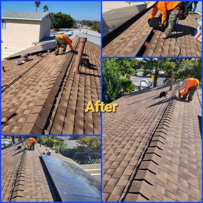 Shingle Replacement using GAF Title 24 algae-resistant shingles in San Diego, CA