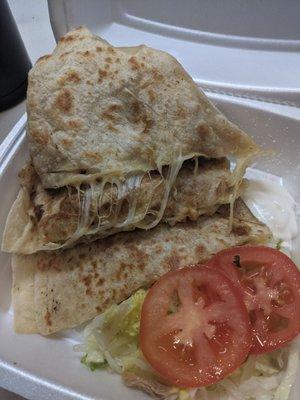 Chicken quesadilla