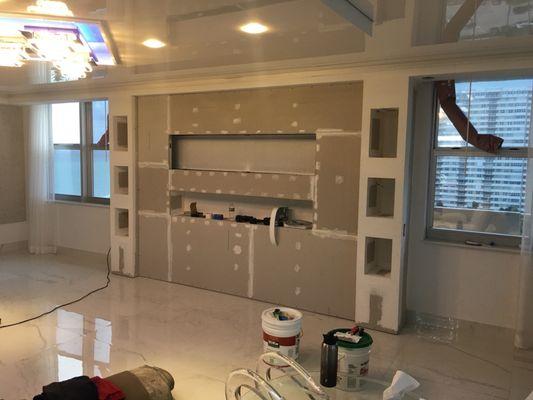 Drywall installation