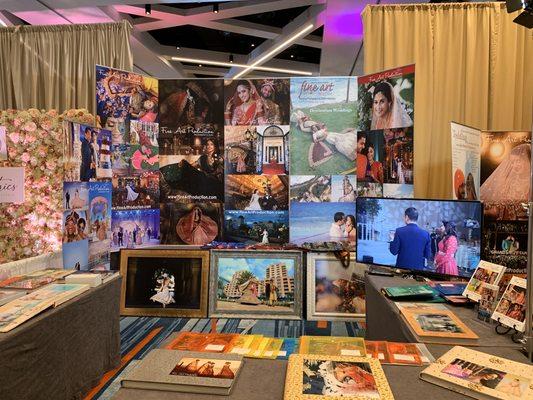 Our photography booth at bridal show.