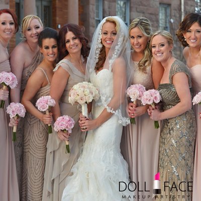 Bridal Party Makeup by Doll-Face Makeup Artistry ®