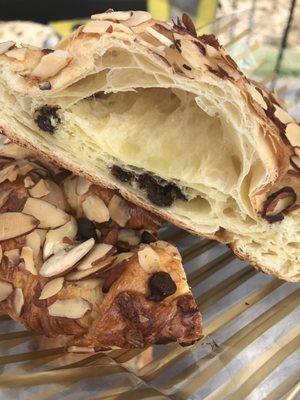 Chocolate almond croissant