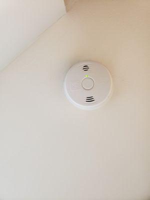 newly updated smoke detector