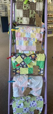 Locally handmade baby quilts and Memory blankets