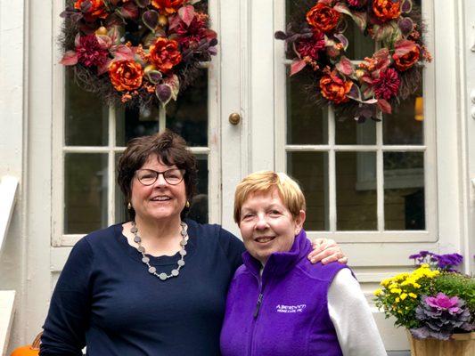 Joanne MacInnis, RN Aberdeen's Owner and President  with Jane Metrano, RN and Aberdeen's Clinical Liaison