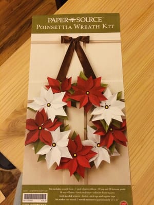 Christmas wreath kit.