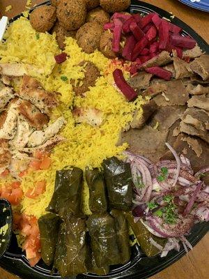 Meat platter with no hummus or dips!