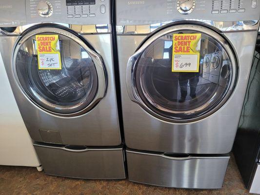 Frontload washer and dryer