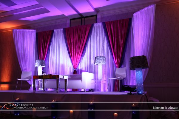 Wedding uplighting by Instant Request