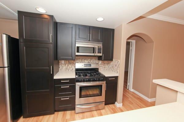 #2 Restored Condo Kitchen after Sewage Damage.