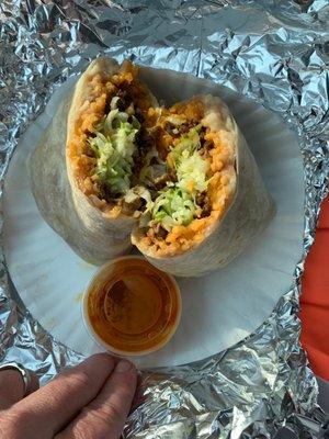 Asada burrito