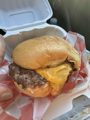 Smashed burger