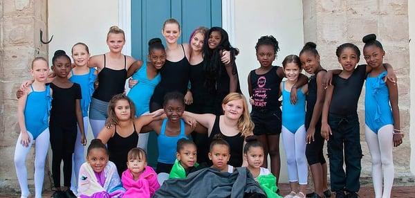 This was the annual photo shoot with a few of the dancers.  We had a great time!!! The dancers really care about one another.