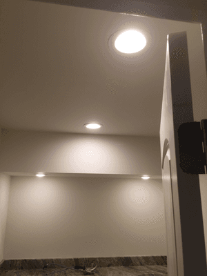 Installation of LED recessed lights ( 6" and 4" )