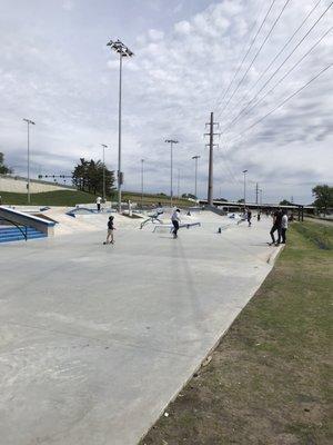 View of the skatepark