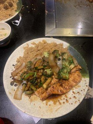 Salmon Hibachi