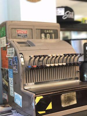 Vintage cash register