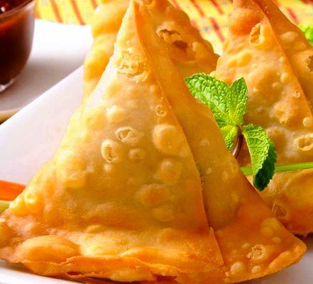 Side of samosas