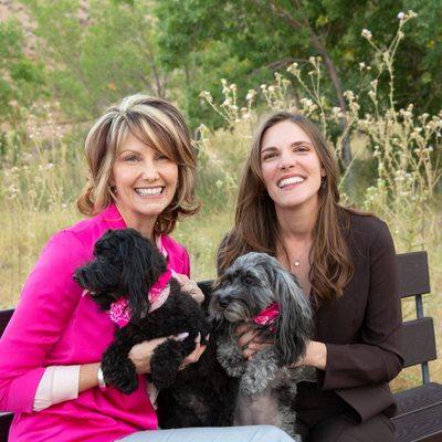 Our Therapy Team!
 
 Stephanie Henschen, LCPC (Pink Jacket)
 Elissa Lafranconi, LCPC-I  (Brown Suit)