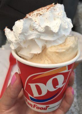 Mini Pumpkin Blizzard