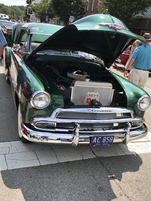 Some cars that participated in the car show