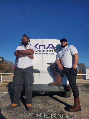 Keith and Allen - Owners of KnA Transports