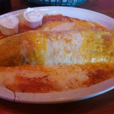 Wet burrito...satisfying my craving