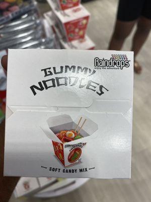 Gummy noodles