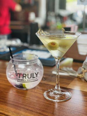 Dirty martini!!