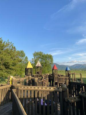 View of the playground.