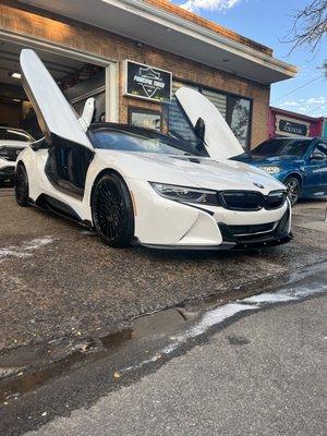 Bmw i8 in for our Touch Wash