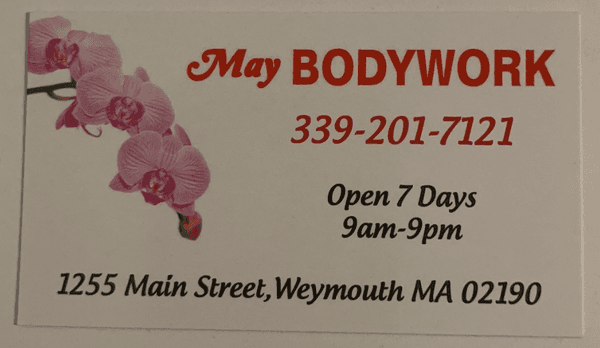 May Bodywork