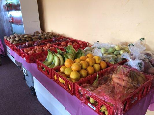 Fresh produce available every week.