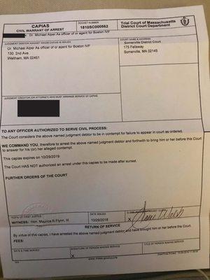 Boston IVF killed my embryos, stole my money, lost a judgment for it in small claims, and didn't pay or show up to a payment hearing.