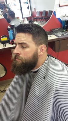 Fade and beard trim