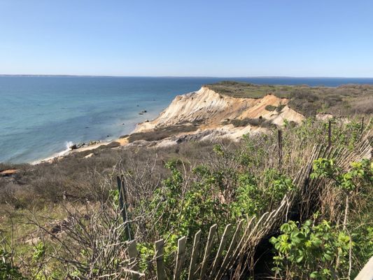 Aquinnah bluffs on Martha's Vineyard Island