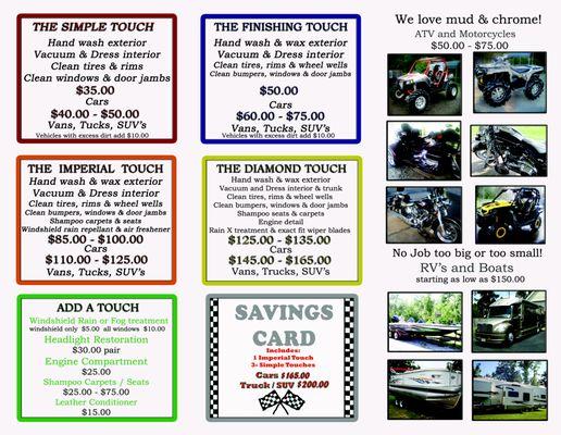 PRICING BROCHURE