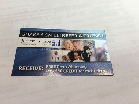 Nice referral program