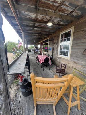 Eating outside area