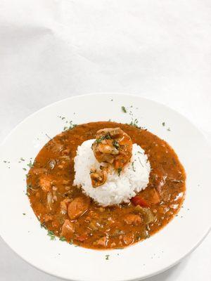 gumbo with rice