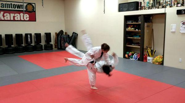 Throwing techniques come in all shapes and sizes, just like people.  Find your fit at Ramtown Judo.