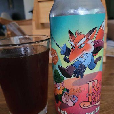 The Red Fox Irish Red Ale!