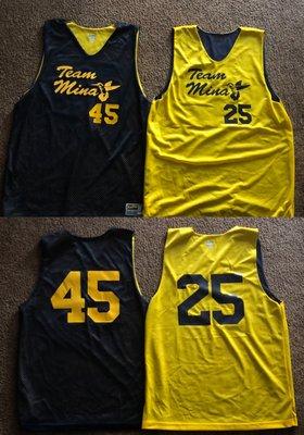 Reversible Basketball Jerseys