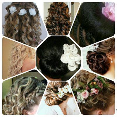 Proms and wedding hair!